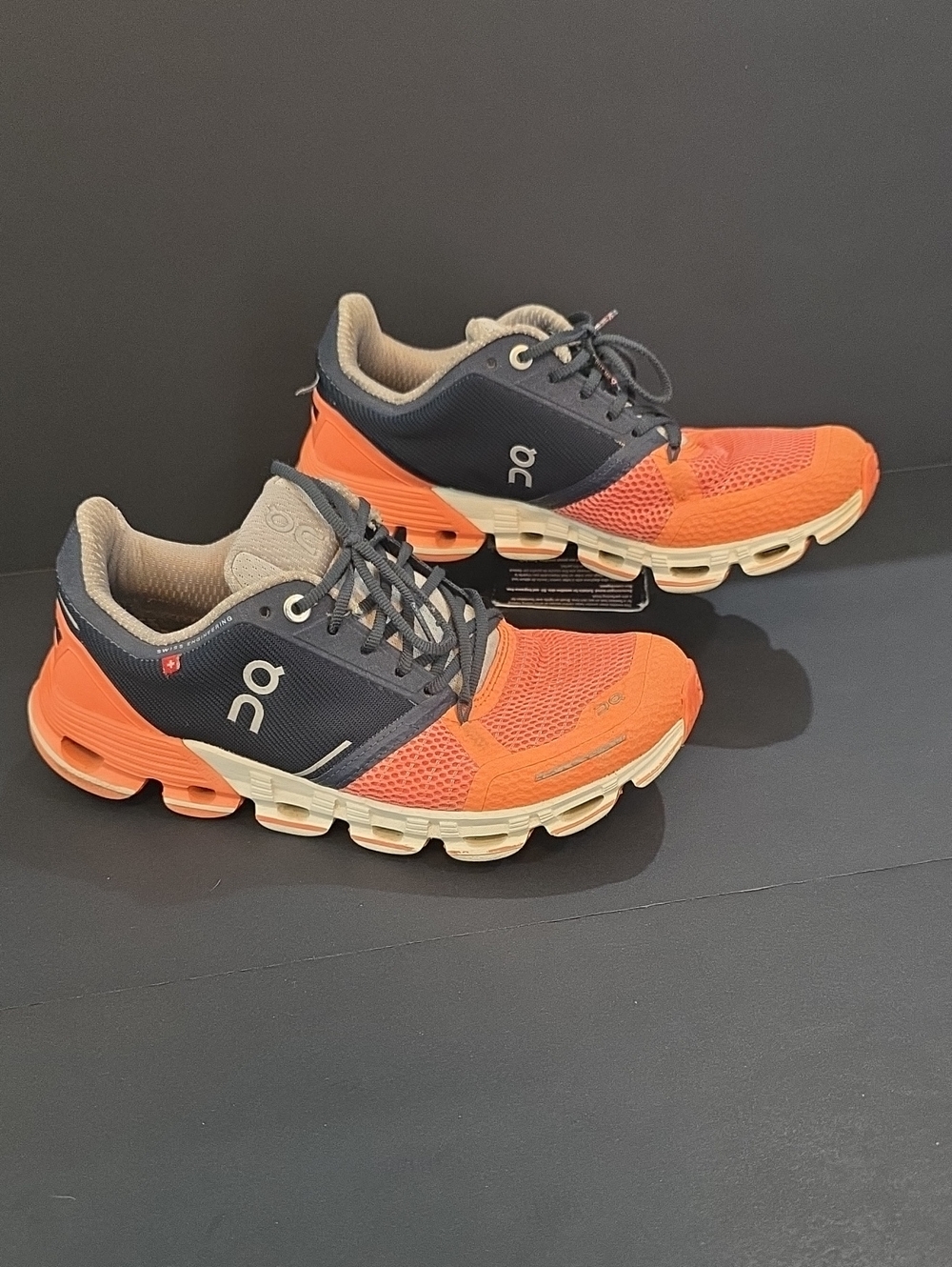 On Running CloudFlyer Women's Athletic Shoes in Orange and Gray Size 6